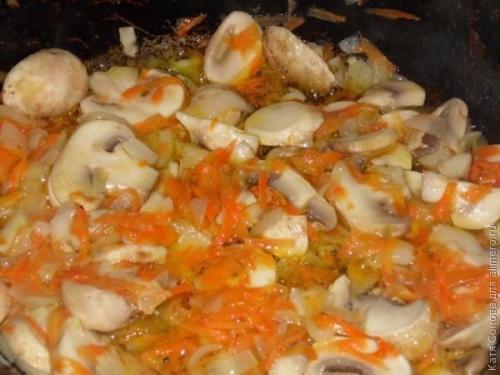 Картофельный пирог с грибами. 02