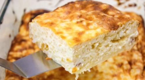 Творожно - рисовая запеканка, которая просто тает во рту. 06