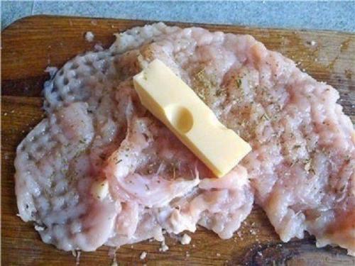 Куриная грудка с сыром в сухарях. 02 Куриная грудка с сыром в сухарях. 02