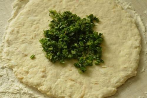 Сырные лепешки с разными начинками. 03