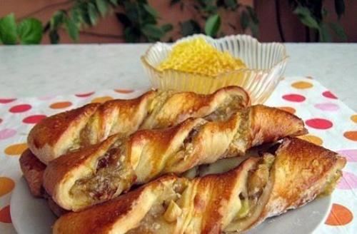 Вкусные спиральные булочки с яблоками. 07 Вкусные спиральные булочки с яблоками. 07