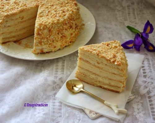 Творожный Наполеон.   Самый нежный Наполеон из всех, мною опробованных!