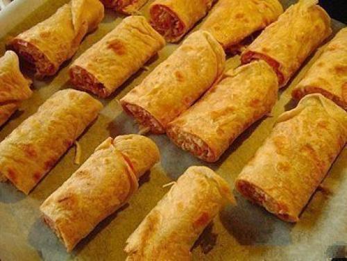 Закусочный лаваш.  Ингредиенты: 03