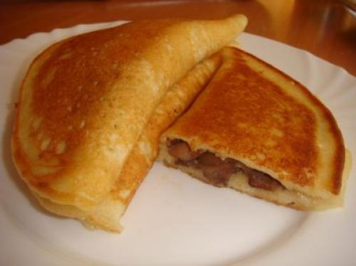 Блинчики - пирожки.  Нам понадобится: