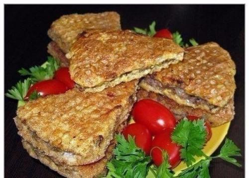 Треугольные котлетки. Ингредиенты: 03 Треугольные котлетки. Ингредиенты: 03