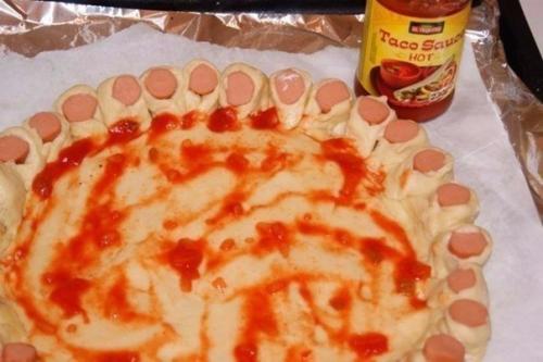 Нарядный пирог с курицей? 04