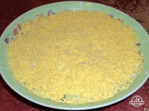 Салат Мимоза.  Ингредиенты: 06