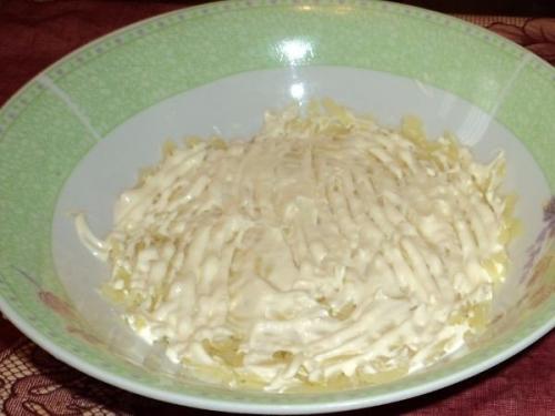 Салат Мимоза.  Ингредиенты: 04