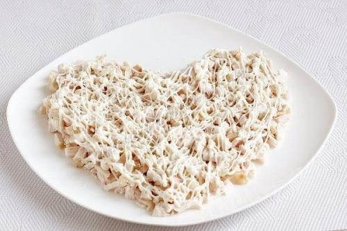 Салат Признание.  Ингредиенты: 01