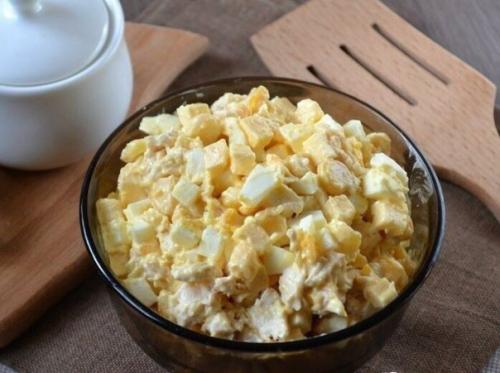 Сытный салат?   Простой и вкусный салатик. 05