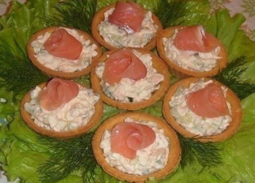 Тарталетки.  Ингредиенты:   Тарталетки - 15 шт.