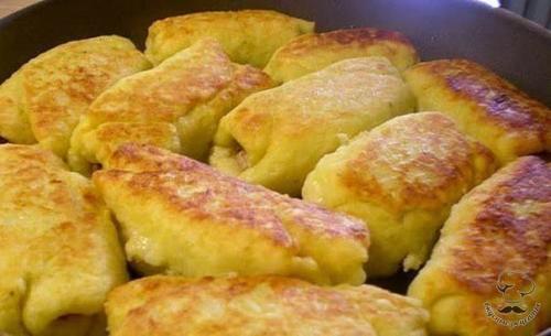 Картофельные рулетики с мясом. 02