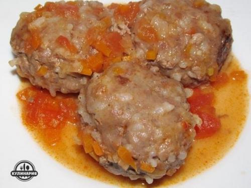 Ёжики из фарша с рисом. 08