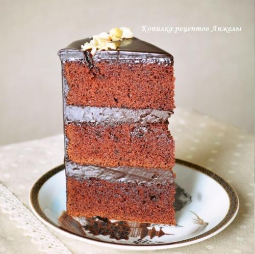 Очень вкусный, мега - шоколадный торт с ганашем. 02 Очень вкусный, мега - шоколадный торт с ганашем. 02