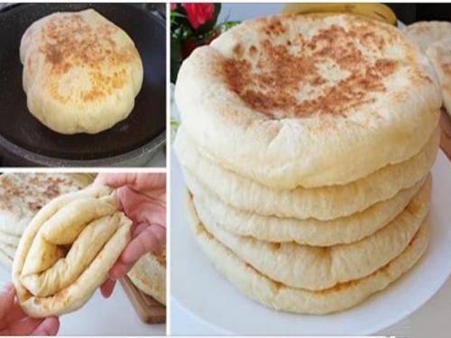 Пoстный турецкий хлеб базлама на кефире.