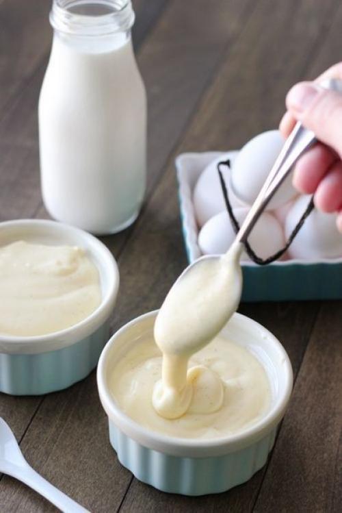 4 лучших рецепта крема: крем патисьер, крем англез, миндальный крем, крем пари - Брест или крем муслин с пралине. 02