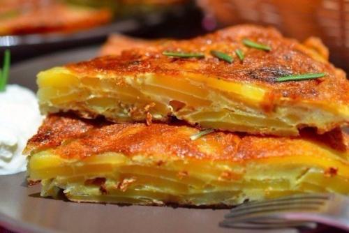 Испанская тортилья с розмарином.