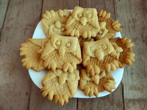 Печенье совы. Это забавное печенье обязательно понравится детям! Печенье совы. Это забавное печенье обязательно понравится детям!