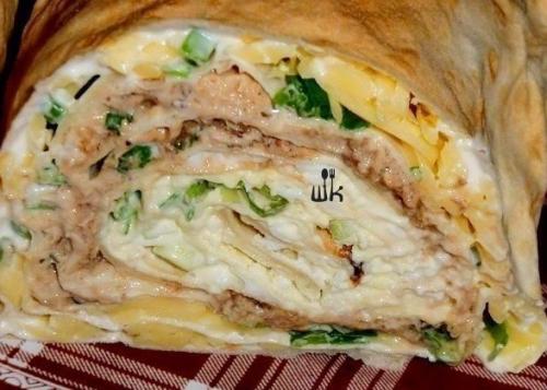 Закусочные рулеты из лаваша! 01