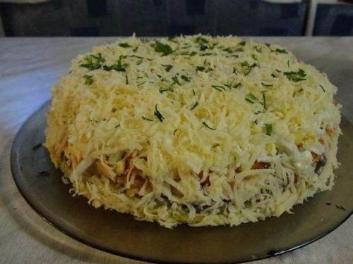 Топ - 10 салатиков с грибами. 09