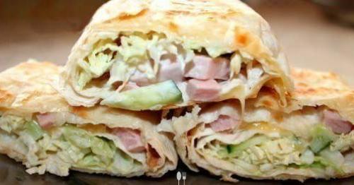 Закусочные рулеты из лаваша! 04