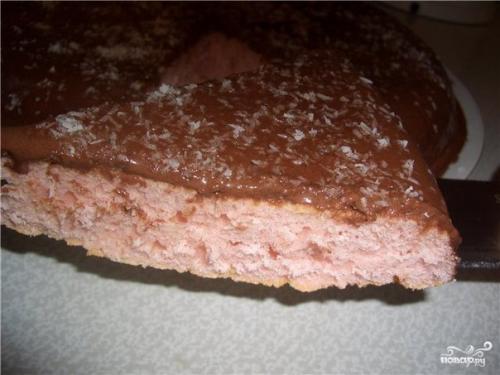 Пирог из киселя.

