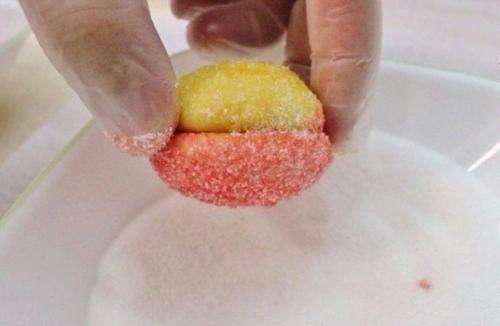 Пирожное Персики.  Ингредиенты: 06