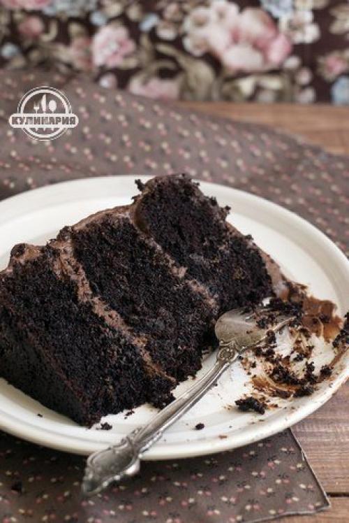 Шоколадный торт.  Ингредиенты: