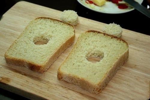 Гренки с яйцом пашот. 01