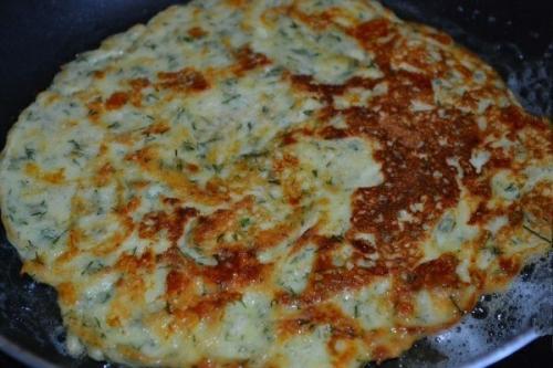 Ленивые сырные лепешки. 09