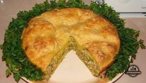 Быстрый пирог с разными начинками.