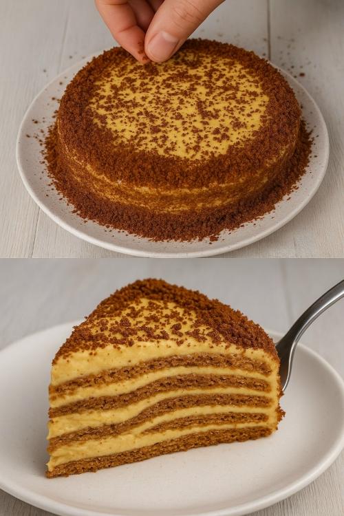 Невероятный торт.

Этот торт - настоящая магия простоты!  