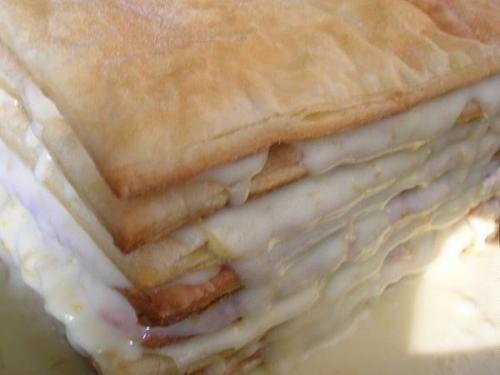 Слоеное пирожное со сгущенкой? 04