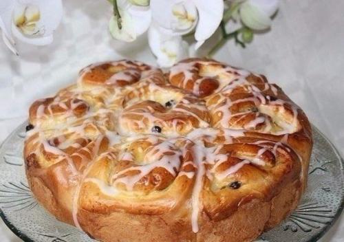 Булочки - бриоши с кремом патисьер. 05