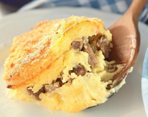 Запеканка Пармантье.  Рецепт.