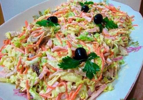 Топ - 10 вкуснейших салатов с ветчиной? 05