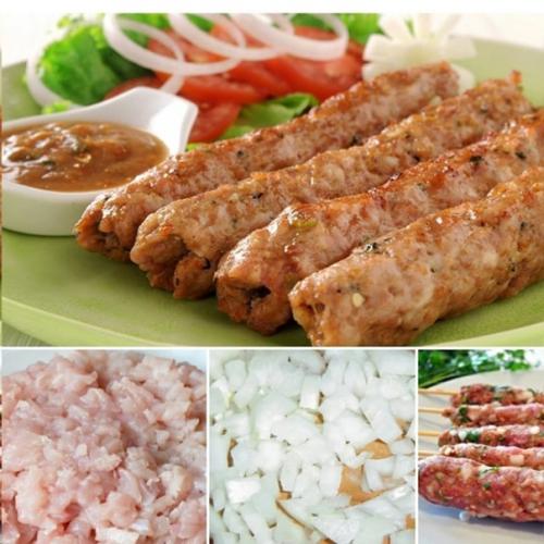 Люля-кебаб из курицы.
