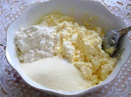 Творожные Солнышки.  Ингредиенты: 02