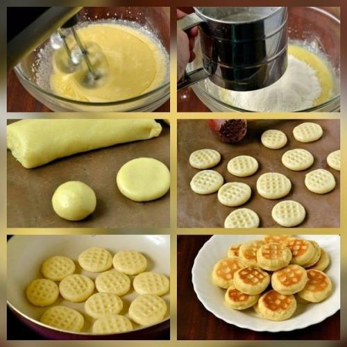 Печенье на сковороде. Быстрое и вкусное.