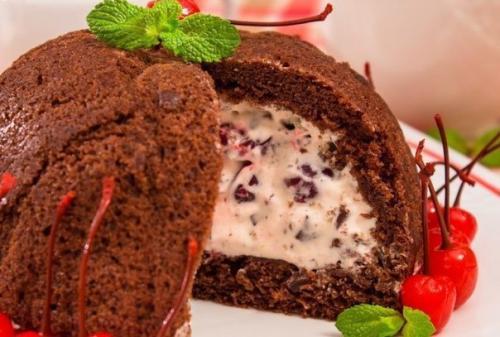 Торт Цукотто.  Торт получился очень - очень вкусный. 01
