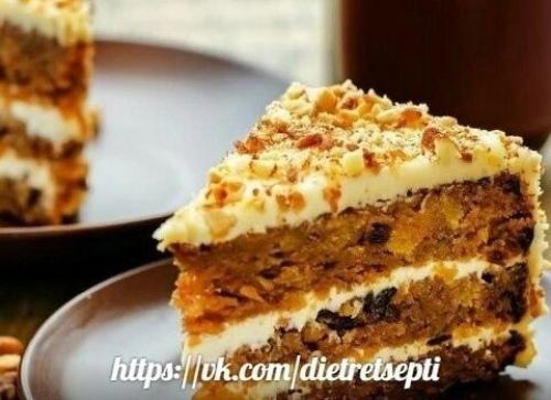 Невероятный морковный торт: поднимет настроение даже в самый пасмурный день!