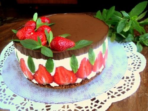 Торт Клубника и Шоколад. 09
