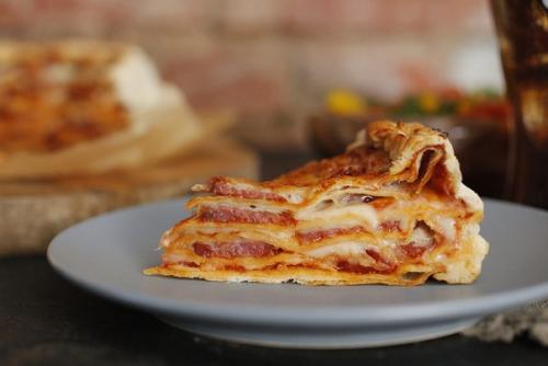 Пицца - кейк.  Ингредиенты для теста: 09