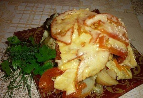 Овощи слоями в МУЛЬТИВАРКЕ.