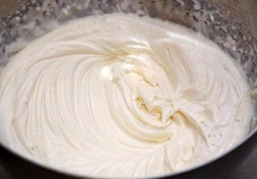 Сливочный крем.  Ингредиенты: