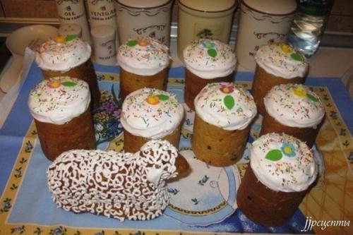 Пасхальный кулич.  Ингредиенты.