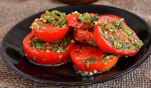 Помидоры По-корейски.  3 рецепта.