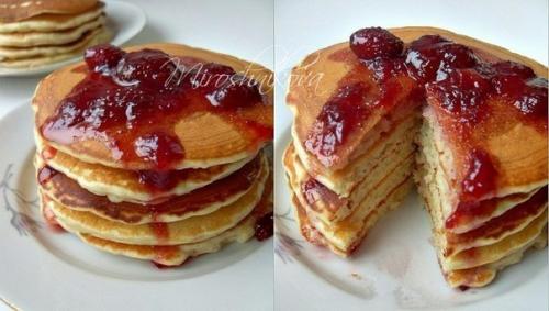 Американские блинчики.   Ингредиенты: 05