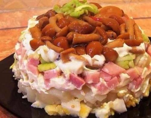 Топ - 10 вкуснейших салатов с ветчиной? 03