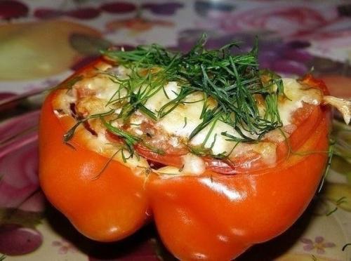 Перцы фaршировaнные.  Ингредиенты:
